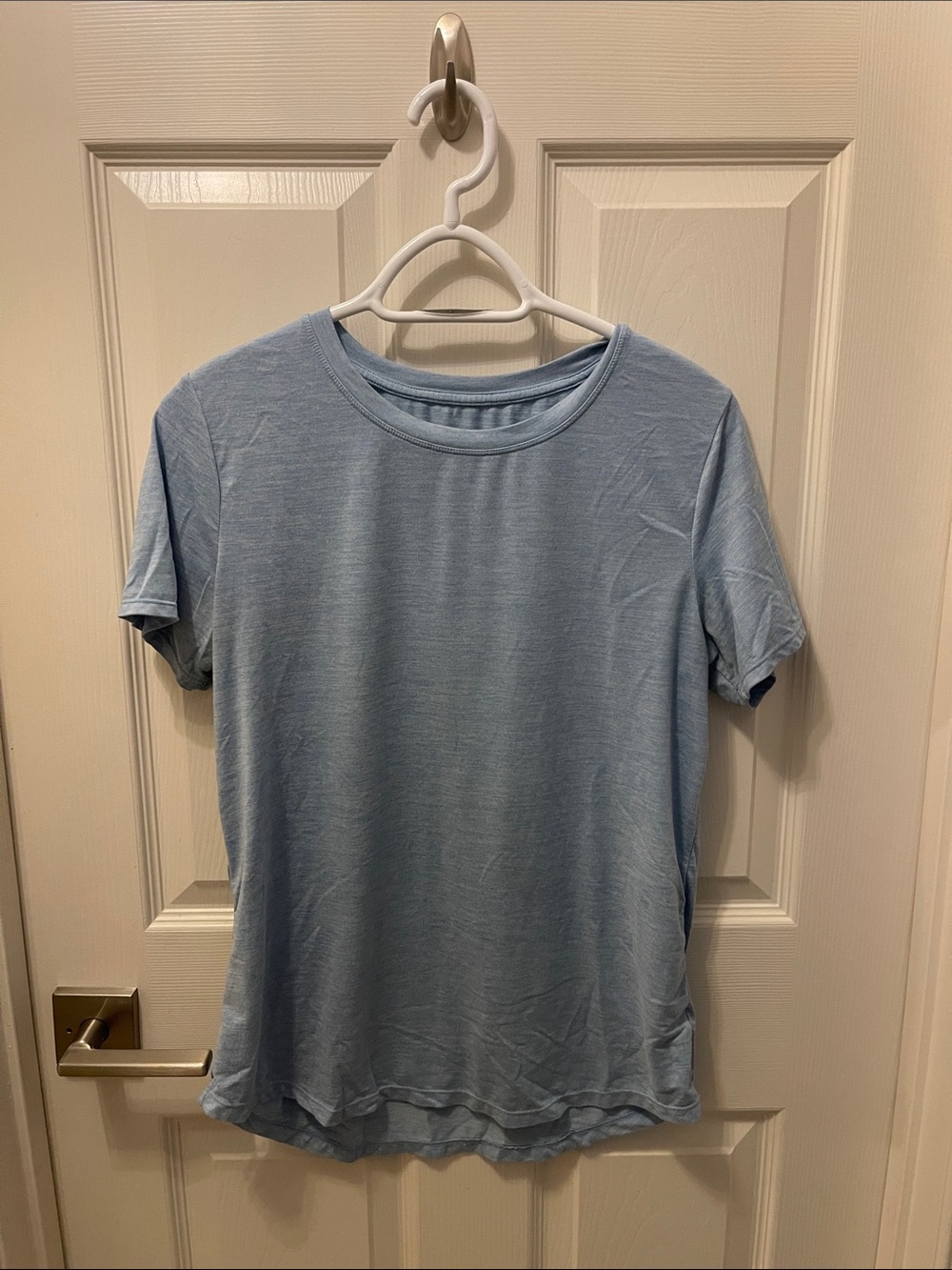 Jockey Sky Blue Short Sleeve Crew Neck Tee